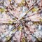 Light Pink-Multi Floral Printed Stretch Spandex Twill Sateen Woven Fabric By the Yard